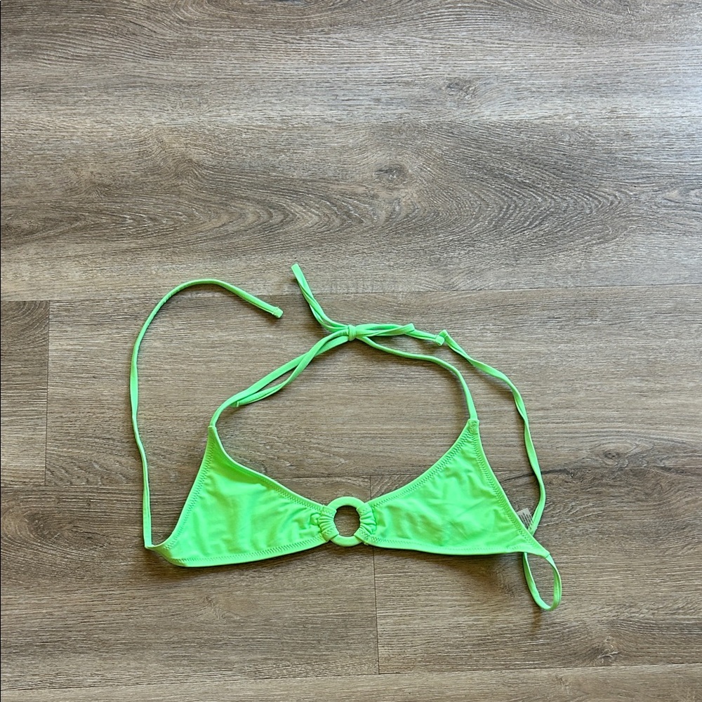 Blackbough Neon Green Bikini Top